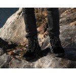 Bilodeau - DAVID Urban Boots, Traction Sole, Black Seal Fur